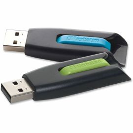 32GB Store 'n' Go V3 USB 3.2 Gen 1 Flash Drive - 2pk - Blue, Green