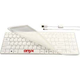 MED WASHABLE WHITE KEYBOARD