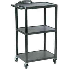 PLASTIC AV CART ADJUSTABLE FROM16-42IN