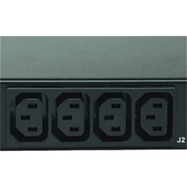 Eaton Managed rack PDU, 0U, L5-30P input, 2.88 kW max, 120V, 24A, 10 ft cord, Single-phase, Outlets (24) C13 Outlet grip