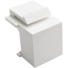 Tripp Lite by Eaton Snap In Blank Keystone Jack Insert 10 Pack White TAA 1 port