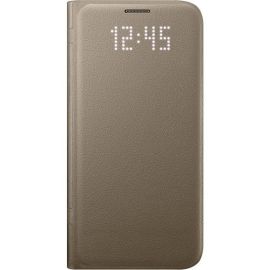 Samsung View Cover Carrying Case (Folio) Smartphone - Gold