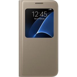 Samsung S-View Carrying Case (Flip) Smartphone - Gold