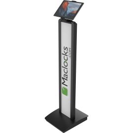 UNIVERSAL TABLET CLING BRANDABLE FLOOR STAND BLACK