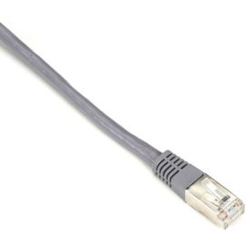 Black Box CAT6 250-MHz Stranded Patch Cable Slim Molded Boot - S/FTP, CM PVC, Gray, 3FT