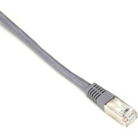 Black Box CAT6 250-MHz Stranded Patch Cable Slim Molded Boot - S/FTP, CM PVC, Gray, 5FT