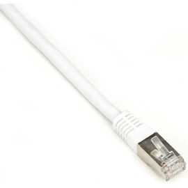 Black Box CAT6 250-MHz Stranded Patch Cable Slim Molded Boot - S/FTP, CM PVC, White, 5FT