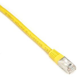 Black Box CAT6 250-MHz Stranded Patch Cable Slim Molded Boot - S/FTP, CM PVC, Yellow, 6FT