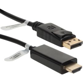 QVS 3ft DisplayPort to HDMI Digital A/V Cable