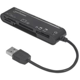 MANHATTAN HI-SPEED USB, SLIM, 80-IN-1. EASILY ACCESS MEDIA AND MANAGE CONTENT AL