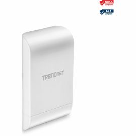 TRENDnet 10dBi Wireless N300 Outdoor PoE Access Point; TEW-740APBO; Point-to-Point (2.4 GHz); Multiple SSID; AP; WDS; Client Bridge; WISP; IPX6 Rated Housing; Built-in 10 dBi Directional Antenna