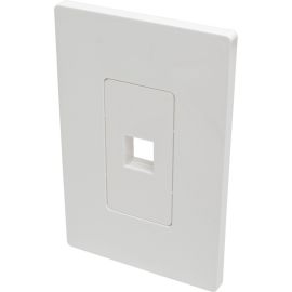 Tripp Lite by Eaton Single-Gang 1-Port Wall Plate Keystone Cat5/6 USB HDMI Dport RCA