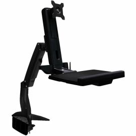 Amer AMR1ACWS Desk Mount for Keyboard, Flat Panel Display, Workstation, Display, Mouse, Scanner - TAA Compliant