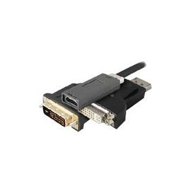 25ft HDMI 1.4 Male to HDMI 1.4 Male Black Cable Which Supports Ethernet Channel For Resolution Up to 4096x2160 (DCI 4K)