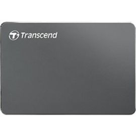 Transcend StoreJet 25C3 2 TB Portable Hard Drive - 2.5" External - SATA - Iron Gray