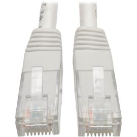 Eaton Tripp Lite Series Cat6 Gigabit Molded (UTP) Ethernet Cable (RJ45 M/M), PoE, White, 7 ft. (2.13 m)