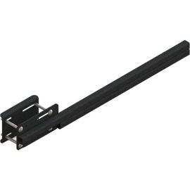 FORKLIFT VERTICAL EXTENSION BAR - POWDER-COATED STEEL - BLACK - ALLOWS FOR MULTI