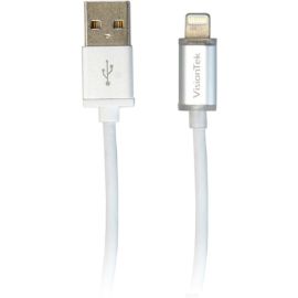 VisionTek Lightning to USB Smart LED 6 inch | 15 centimeters MFI Cable