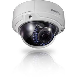 TTRENDnet Indoor/Outdoor 2MP 1080p Varifocal PoE IR Dome Network Camera, IP66 Rated Housing, Adjustable Lens, Digital WDR, IK10 Vandal Resistant, ONVIF, IPv6, TV-IP341PI