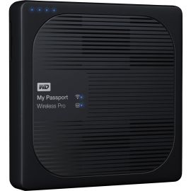 WD-IMSourcing My Passport Wireless Pro WDBSMT0040BBK-NESN 4 TB Portable Network Hard Drive - External - Black