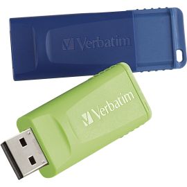 64GB Store 'n' Go USB Flash Drive - 2pk - Blue, Green