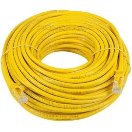 CAT6 UTP NETWORK CABLE_ 100FT YELLOW