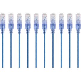 SLIM CAT6A CABLE - 10PK_ 3FT BLUE