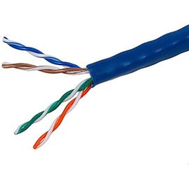 CAT5E UTP_ SOLID_ (CMR)_ 250FT - BLUE