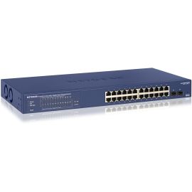 Netgear 24-Port Gigabit PoE+ Smart Managed Pro Switch with 2 SFP Ports (GS724TPv2)