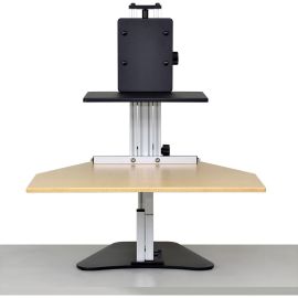 Ergo Desktop Kangaroo Sit and Stand Workstation Maple Minimally Assembled