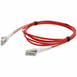 ADDON 2M LC (MALE) TO LC (MALE) RED OM1 DUPLEX RISER-RATED FIBER PATCH CABLE