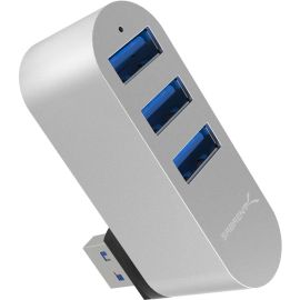 Sabrent Premium 3-Port Aluminum Mini USB 3.0 Rotatable Hub [90/180 Degree Rotatable]