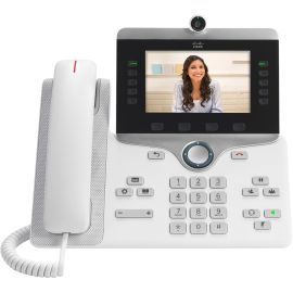 Cisco 8845 IP Phone - Refurbished - Wall Mountable - White