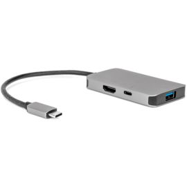 Rocstor Premium USB-C to HDMI Multiport Adapter - USB-C to HDMI/USB-C (3.1)/USB 3.0 for Audio/Video Device, Notebook, TV, Monitor, Projector, MacBook, MacBook Pro, Chromebook, iMac, Mac mini - 8