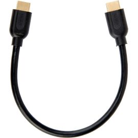 Rocstor Premium 1ft High Speed HDMI (M/M) Cable with Ethernet - Cable Length: 1ft - HDMI for Audio/Video Device - 1.28 GB/s - 1 ft - 1 x HDMI Male Digital Audio/Video - 1 x HDMI Male Digital Audio/Video - Gold Plated Connector - B