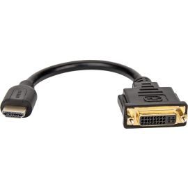 Rocstor Premium 8in HDMI to DVI-D Video Adapter F/M- HDMI Female to DVI Male for Computers, Monitors, Notebook, Video Device - 8