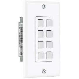 WALL PLATE BASED CONTROL KEYPAD W/ POE AND EASY TO USE CONTROL SOFTWARE