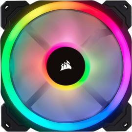 Corsair LL140 RGB 140mm Dual Light Loop RGB LED PWM Fan Single Pack - 1 Pack