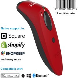 SocketScan S730, 1D Laser Barcode Scanner, Red