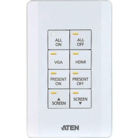 ATEN Control System - 8-button Keypad (US, 1 Gang)-TAA Compliant