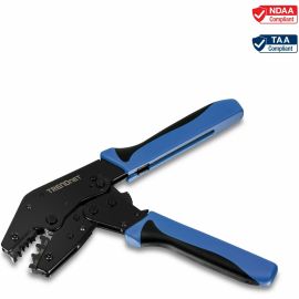 TRENDnet Fiber Ratchet Crimp Tool, Designed for Crimping SC & ST Fiber Cables, Heavy Duty Carbon Steel, TC-FCT