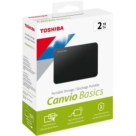 Toshiba-IMSourcing Canvio Basics 2 TB Portable Hard Drive - External - Black