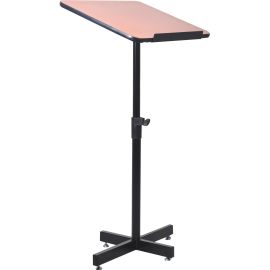 PORTABLE FLOOR LECTERN PODIUM STAND HEIGHT ADJUSTABLE