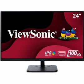 ViewSonic VA2456-MHD 24 Inch IPS 1080p Monitor with 100Hz, Ultra-Thin Bezels, HDMI, DisplayPort and VGA Inputs for Home and Office