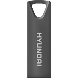 Hyundai Bravo Deluxe 32GB High Speed Fast USB 2.0 Flash Memory Drive Thumb Drive Metal, Space Grey