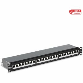 TRENDnet 24-Port Cat6A Shielded Patch Panel, 1U 19