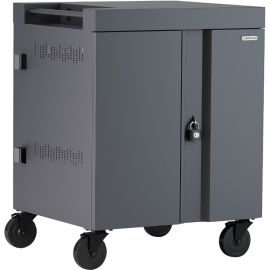 Bretford CUBE Cart 36, AC Charging, Charcoal Paint