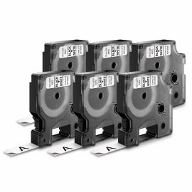 6 PK DYMO STANDARD D1 LABEL (45013)