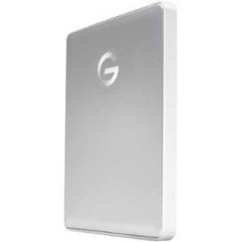 WD-IMSourcing G-DRIVE mobile USB-C GDMUCWWC20001ADBv2 2 TB Portable Hard Drive - 2.5" External - Silver