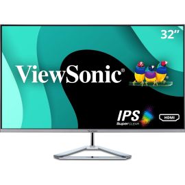 ViewSonic VX3276-MHD 32 Inch 1080p Widescreen IPS Monitor with Ultra-Thin Bezels, Screen Split Capability HDMI and DisplayPort